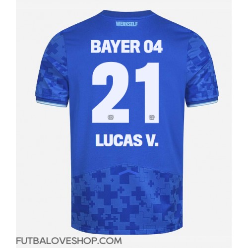 Dres Bayer Leverkusen Lucas Vazquez #21 Tretina 2025-26 Krátky Rukáv